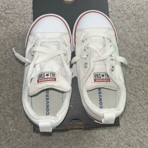 Converse Kids White and Red Sneakers Infant